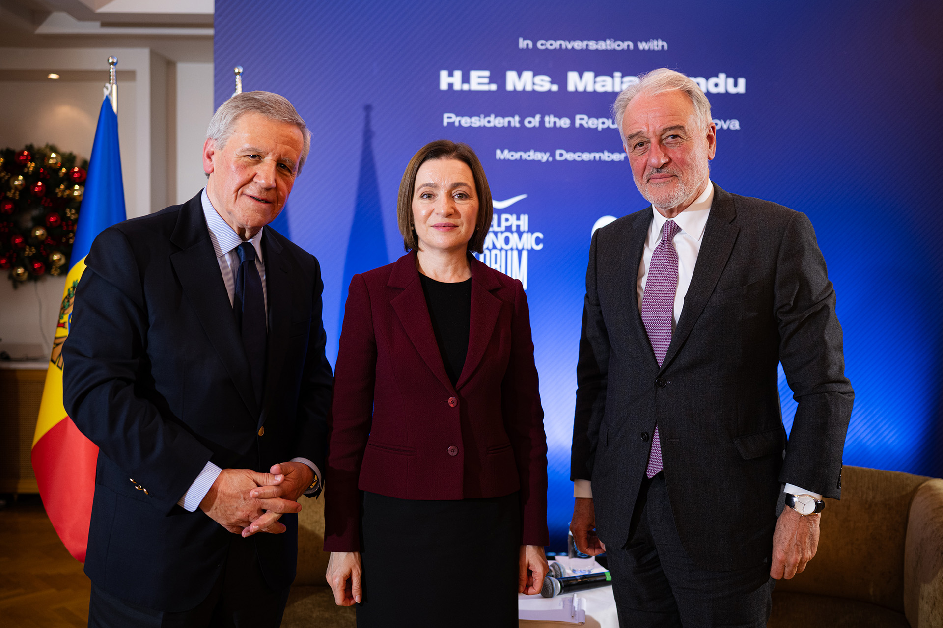 In Conversation with the President of the Republic of  Moldova 1